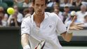 Andy Murray při jednom z úderů