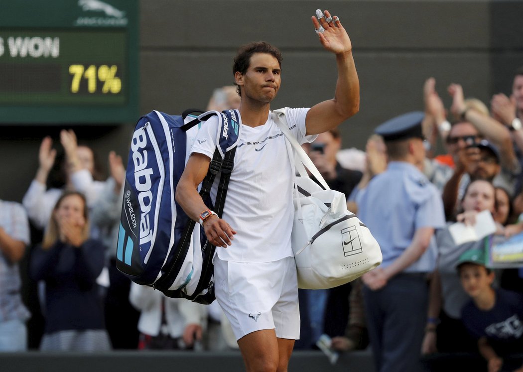 Rafael Nadal se loučí s fanoušky