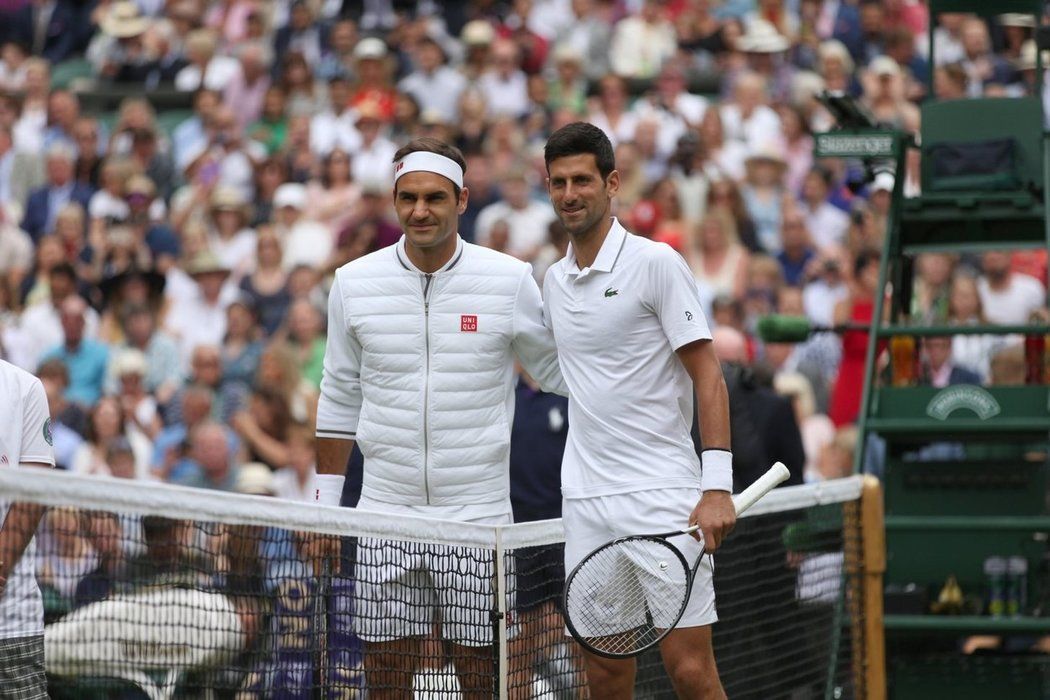 Novak Djokovič a Roger Federer si letos bitvu ve finále Wimbledonu nezopakují