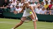 Petra Kvitová slaví postup do osmifinále Wimbledonu