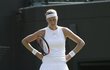 Petra Kvitová se na úvod Wimbledonu trápila s Aleksandrou Sasnovičovou