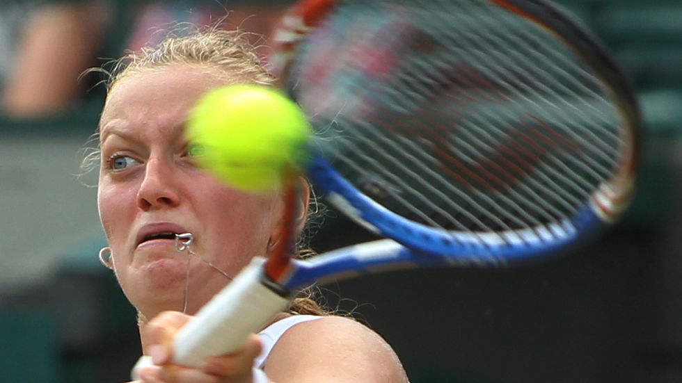 Petra Kvitová v prvním kole vyřadila Hradeckou