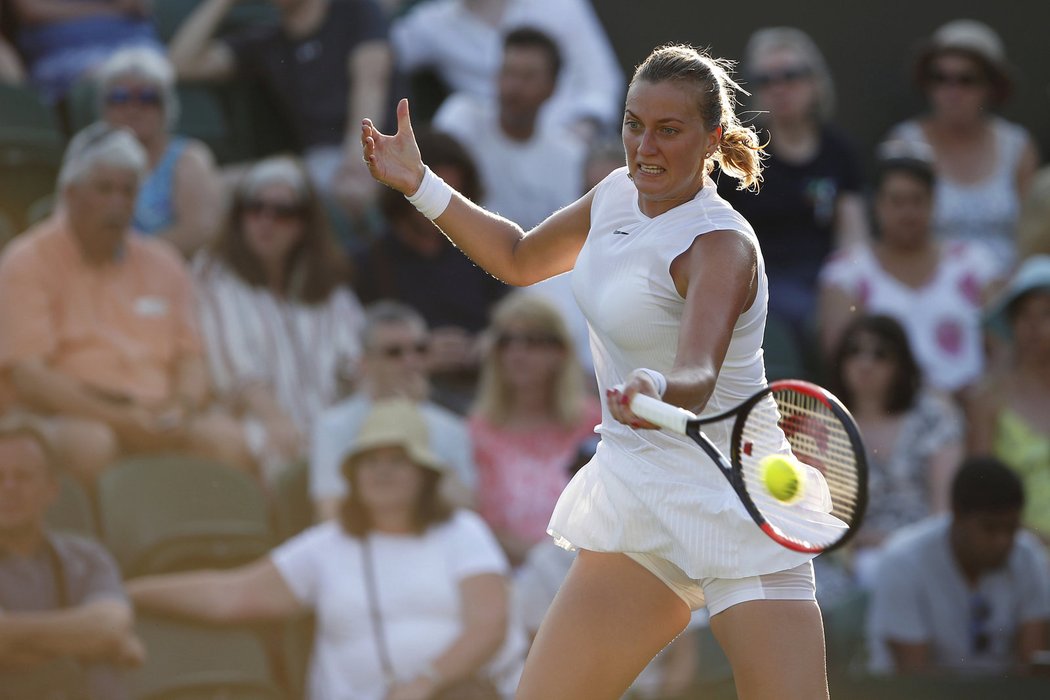 Petra Kvitová ve druhém kole Wimbledonu