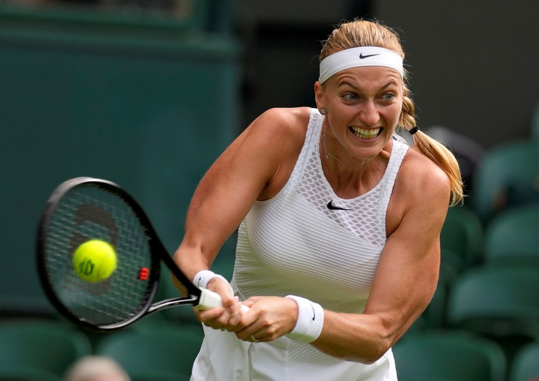 Petra Kvitová v prvním kole Wimbledonu