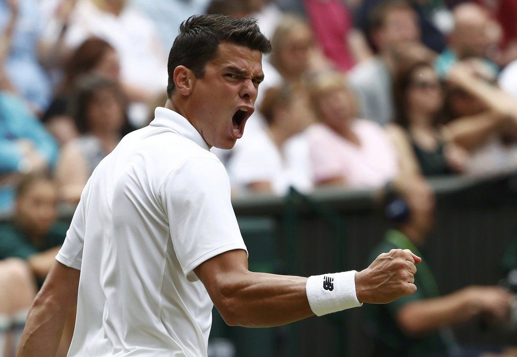 Milos Raonic na Wimbledonu