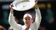 Vítězka Wimbledonu Jelena Rybakinová