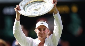 Rybakinová slaví wimbledonský titul, historický triumf pro Kazachstán