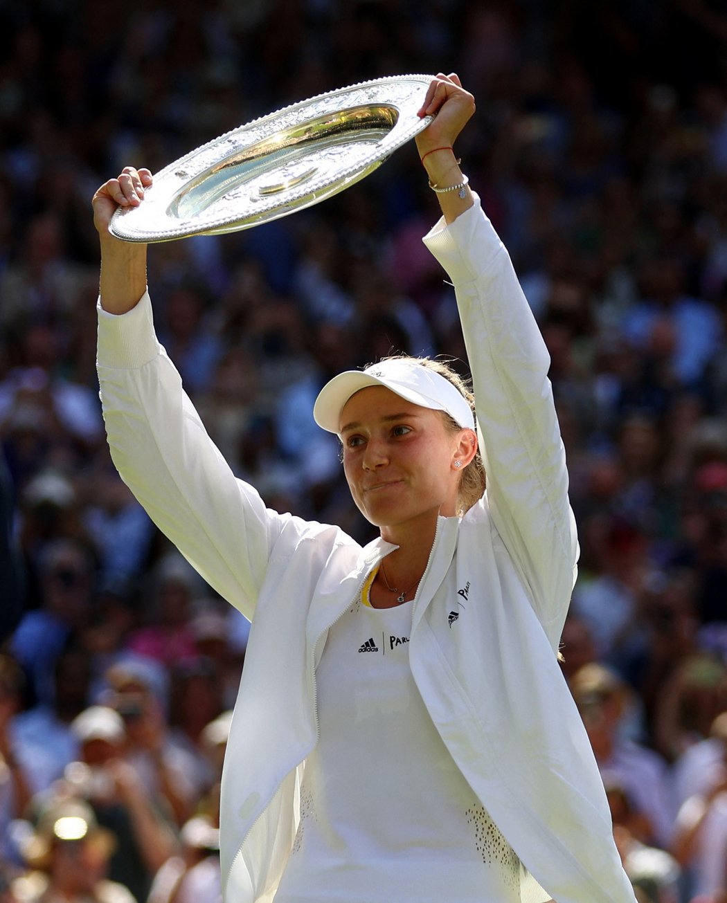 Vítězka Wimbledonu Jelena Rybakinová