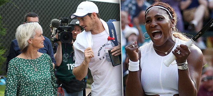 Andy Murray se těší, že si na Wimbledonu zahraje se Serenou Williamsovou. Co na tohle spojení řekla jeho maminka?