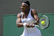 Serena Williams po vítězství ve druhém kole nad Rumunkou Halepovou