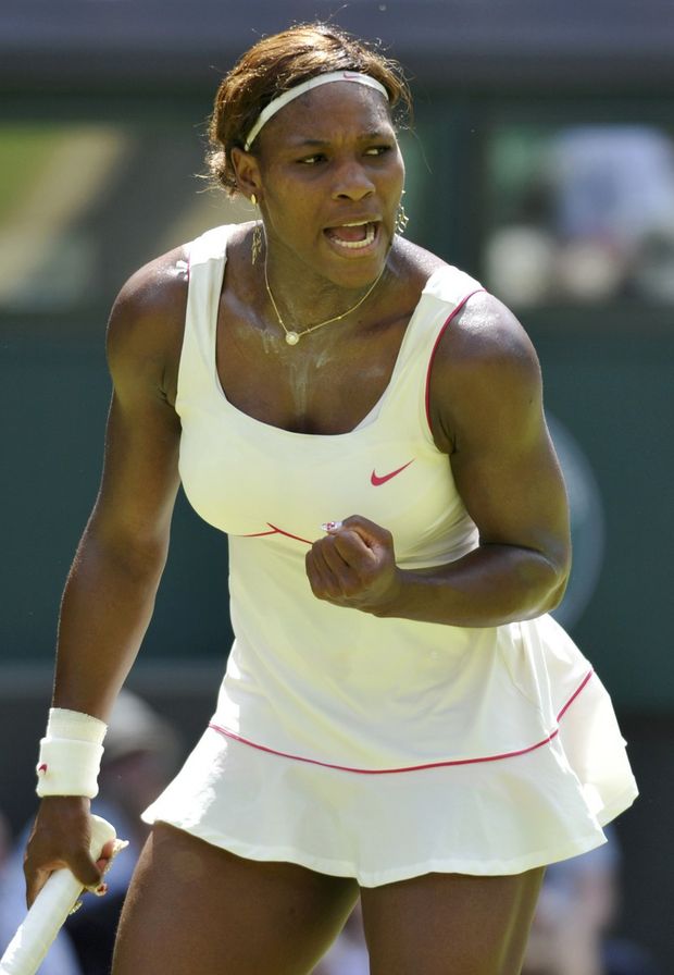 Serena Williamsová se v prvním kole Wimbledonu s Portugalkou Larcher De Brito Serena Williamsová se v prvním kole Wimbledonu s Portugalkou Larcher De Brito