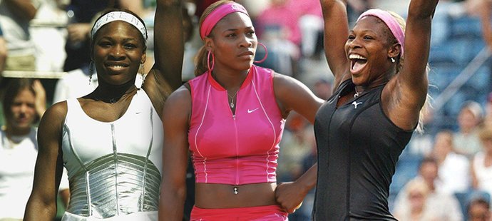 Serena Williamsová v průběhu kariéry zaujala mnoha zajímavými modely