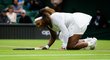 Serena Williamsová a její zranění ve Wimbledonu v roce 2021