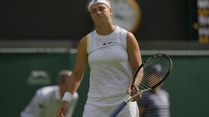 Wimbledon ONLINE: Muchová padla s Halepovou, Kvitová otáčí. V akci i Lehečka