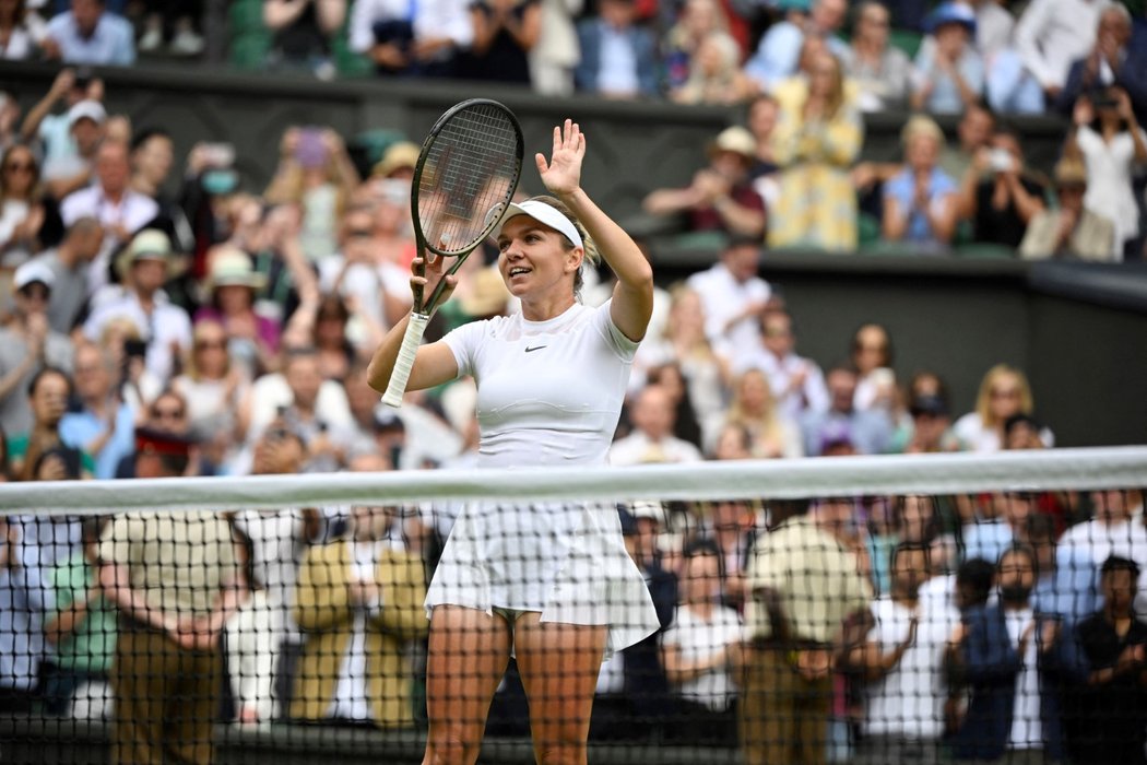 Rumunka Simona Halepová je v semifinále Wimbledonu