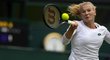 Kateřina Siniaková v utkání 3. kola Wimbledonu