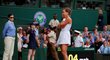 Barbora Strýcová nevěří, že se jí povedlo poprvé v kariéře postoupit do semifinále grandslamu, ještě k tomu na slavném Wimbledonu