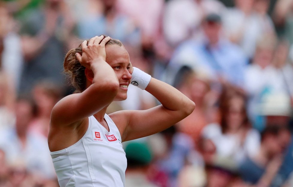 Barbora Strýcová se ve Wimbledonu dočkala prvního postupu do semifinále grandslamu v kariéře