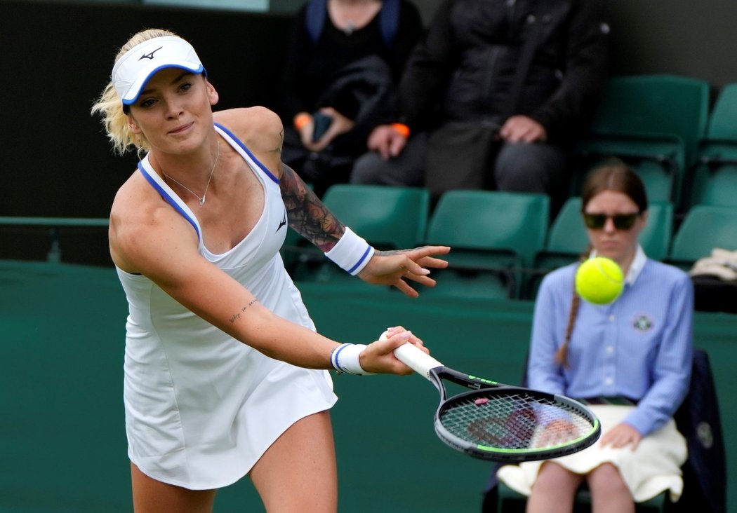 Tereza Martincová vyhrála první kolo Wimbledonu