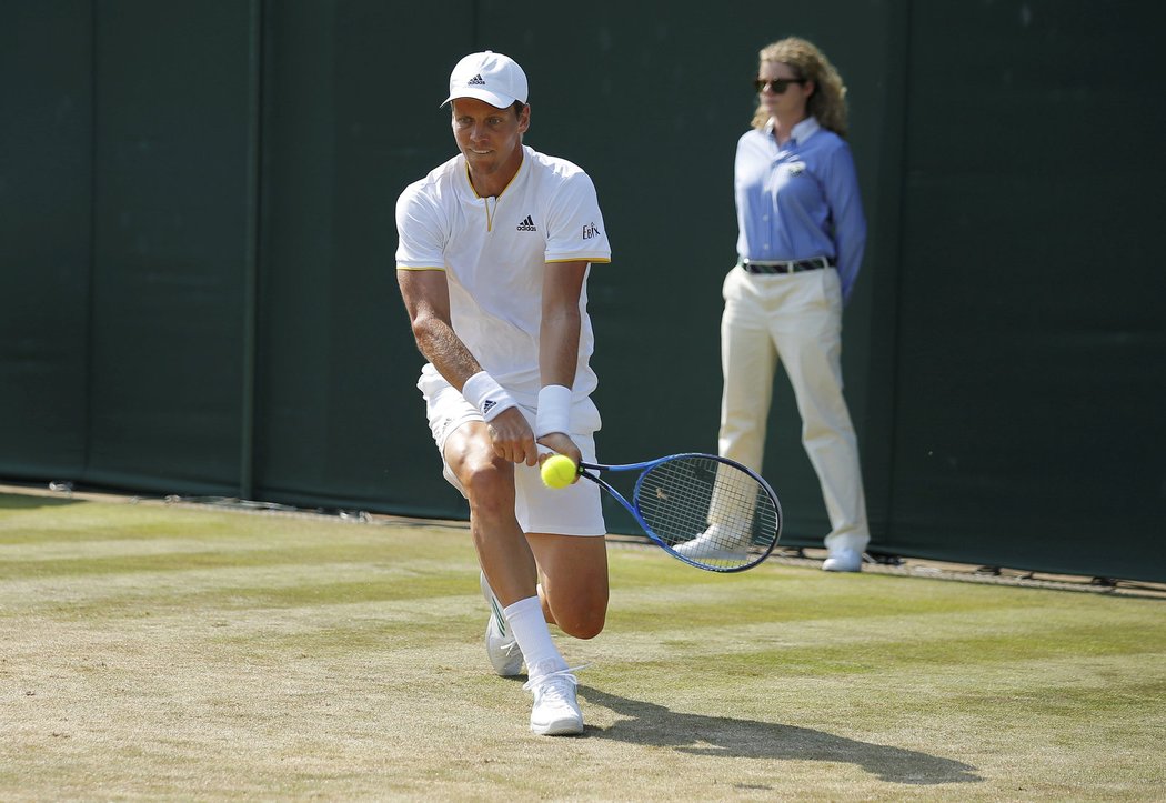 Tomáš Berdych ve 2. kole Wimbledonu zdolal Američana Harrisona