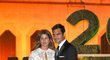 Roger Federer s manželkou Mirkou dorazil na wimbledonskou večeři šampionů