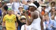 Venus Williamsová slaví další vítězný úder