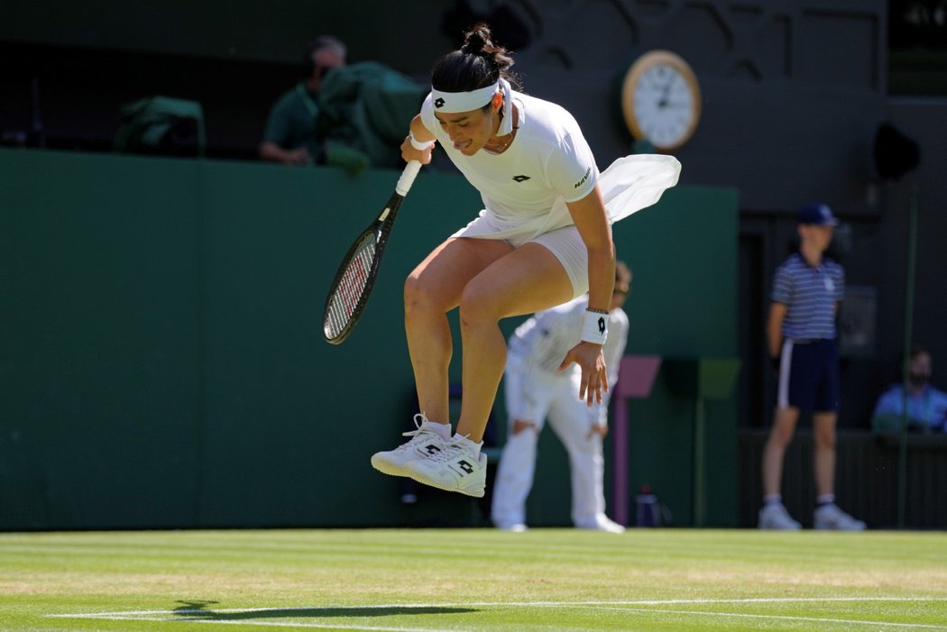 Ons Džabúrová postoupila do finále Wimbledonu