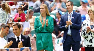 Sláva na Wimbledonu: Kvitová mezi legendami, Navrátilová byla nemocná