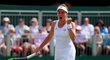 Barbora Strýcová prožívala osmifinálový duel Wimbledonu proti Elise Mertensové hodně vášnivě