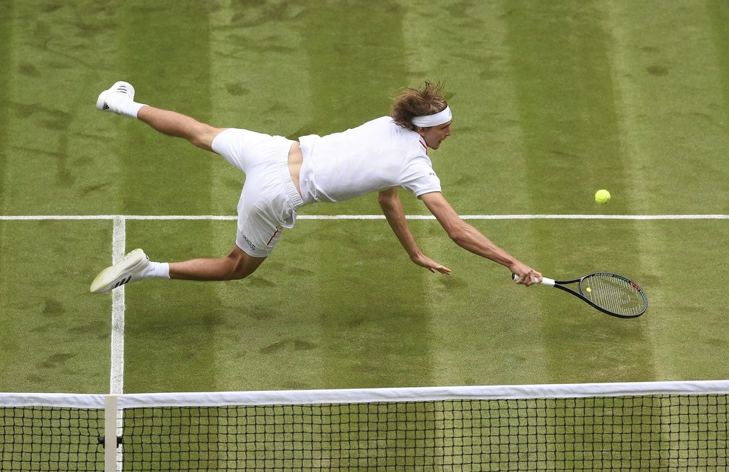 Alexander Zverev, svěřenec Ivana Lendla, Wimbledon nezvládl, s Jiřím Veselým vypadl hned v prvním kole