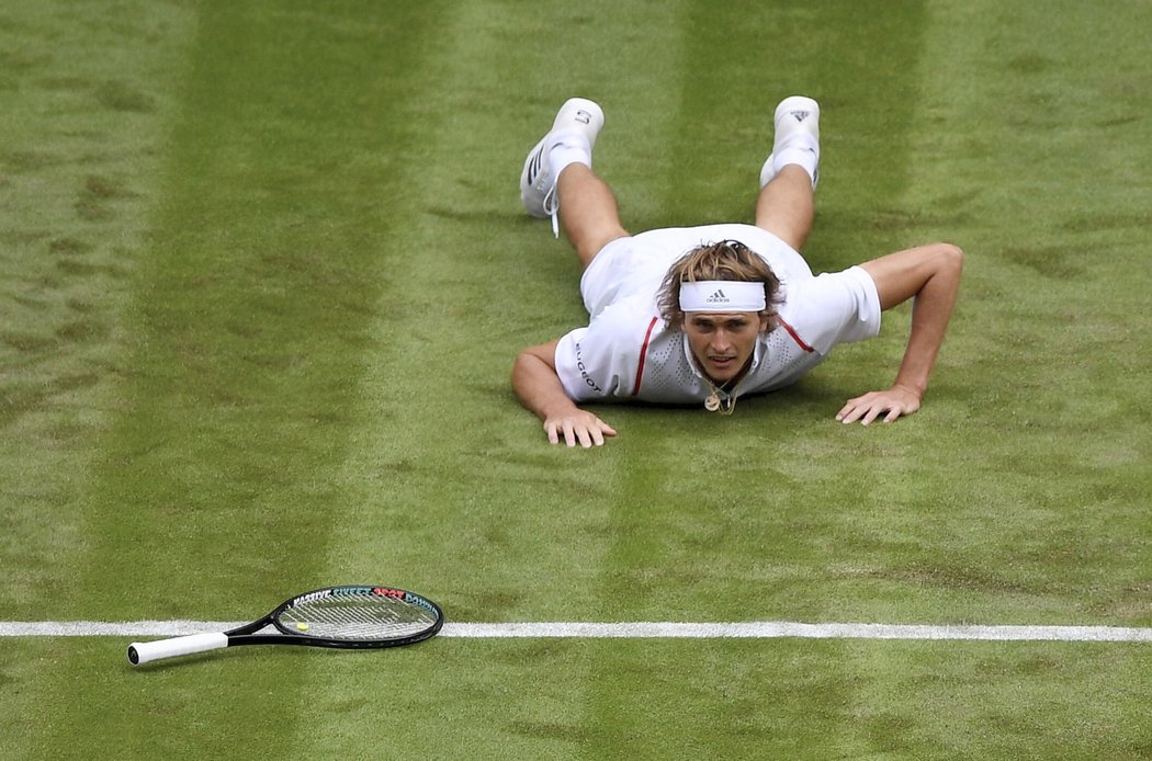 Alexander Zverev, svěřenec Ivana Lendla, Wimbledon nezvládl, s Jiřím Veselým vypadl hned v prvním kole