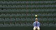 Prázdné tribuny na Wimbledonu