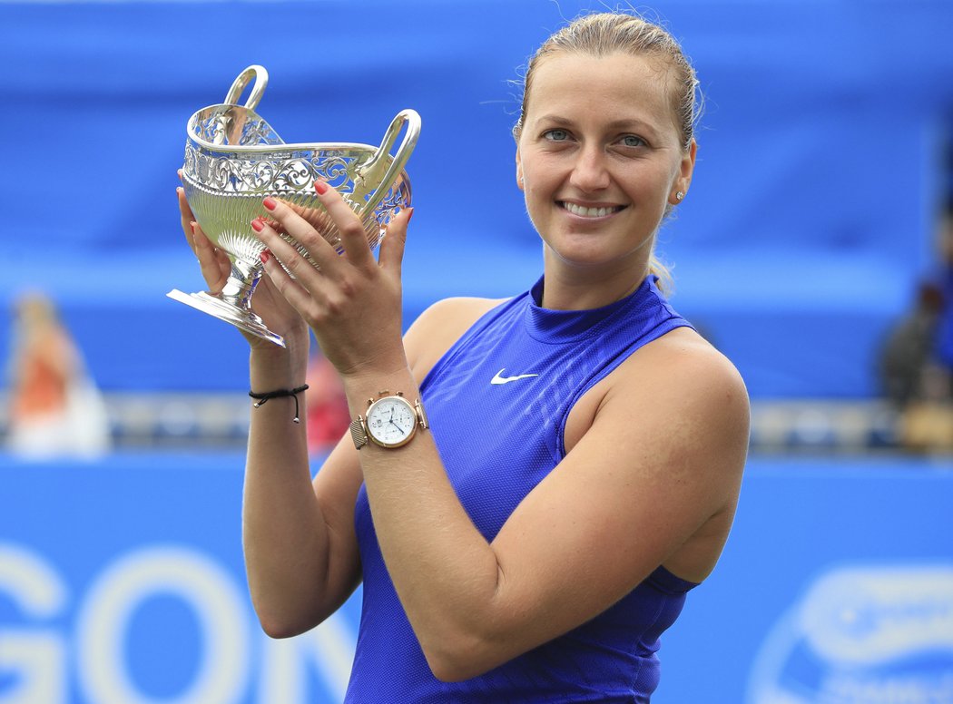 Petra Kvitová ladí formu na Wimbledon, v Birminghamu vyhrála první turnaj po návratu