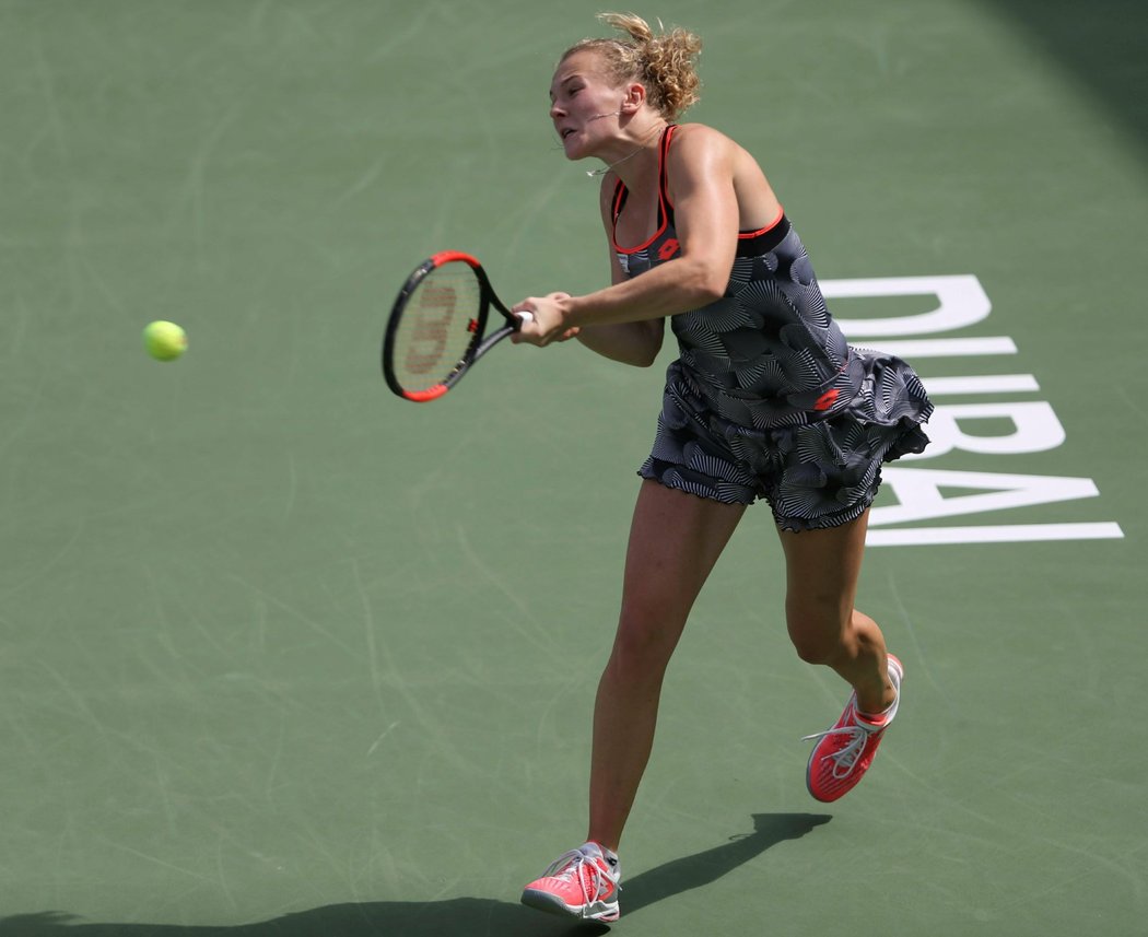 Česká tenistka Kateřina Siniaková končí na turnaji v Dubaji