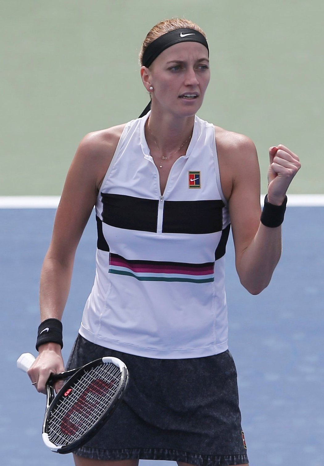 Petra Kvitová v Dubaji postoupila po třech letech do osmifinále