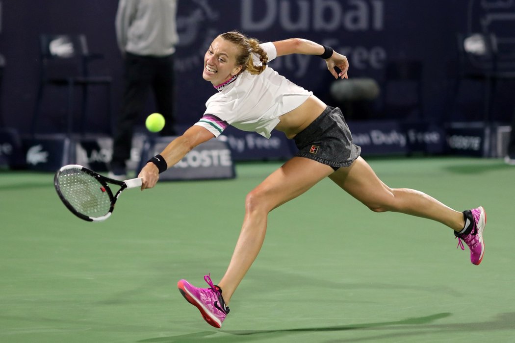 Petra Kvitová zvládla v Dubaji náročné semifinále