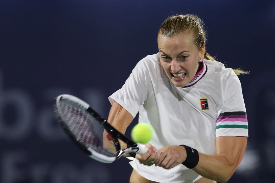 Petra Kvitová postoupila na turnaji v Dubaji do finále