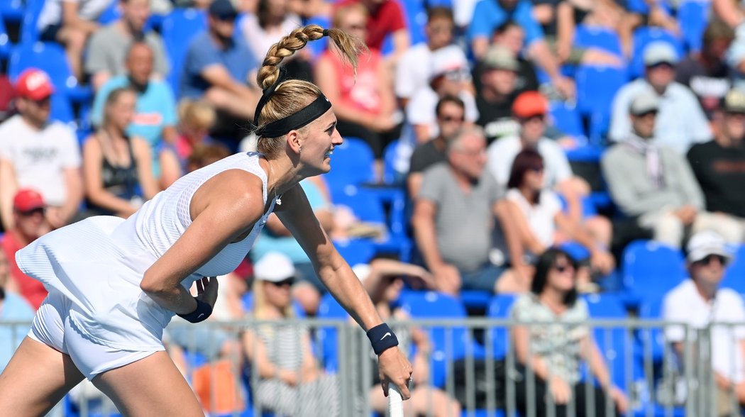 Petra Kvitová na Livesport Prague Open v roce 2021