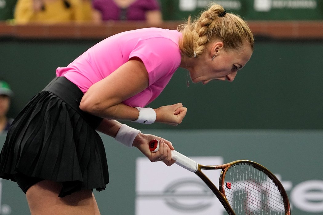 Petra Kvitová bojuje v Miami o semifinále
