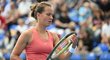 Česká tenistka Barbora Strýcová se na svém předposledním turnaji představila pouze krátce