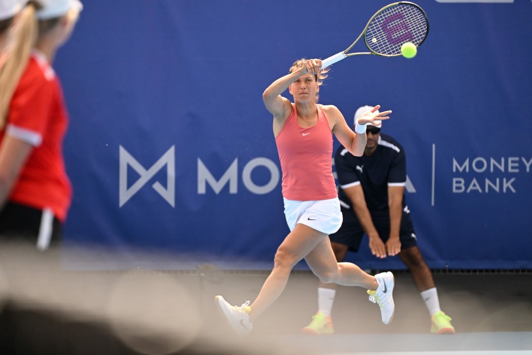 Barbora Strýcová v prvním kole turnaje WTA v Praze prohrála s Indkou Ankitou Rainaovou