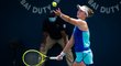 Barbora Krejčíková na turnaji WTA v Dubaji 2021