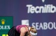 Petra Kvitová zvládla velkou tie-breakovou bitvu v prvním setu finále v Miami