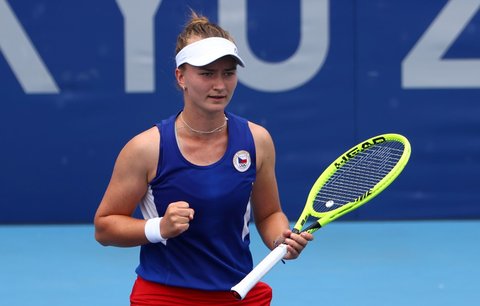 Barbora Krejčíková postoupila hladce do osmifinále olympijského turnaje