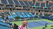 Amanda Anisimovová během zářijového US Open v New Yorku