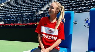 Dres Spartaku Moskva před zápasem? Ruská hráčka dostala od WTA varování