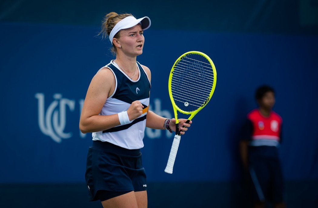 Barbora Krejčíková postoupila v Cincinnati do čtvrtfinále