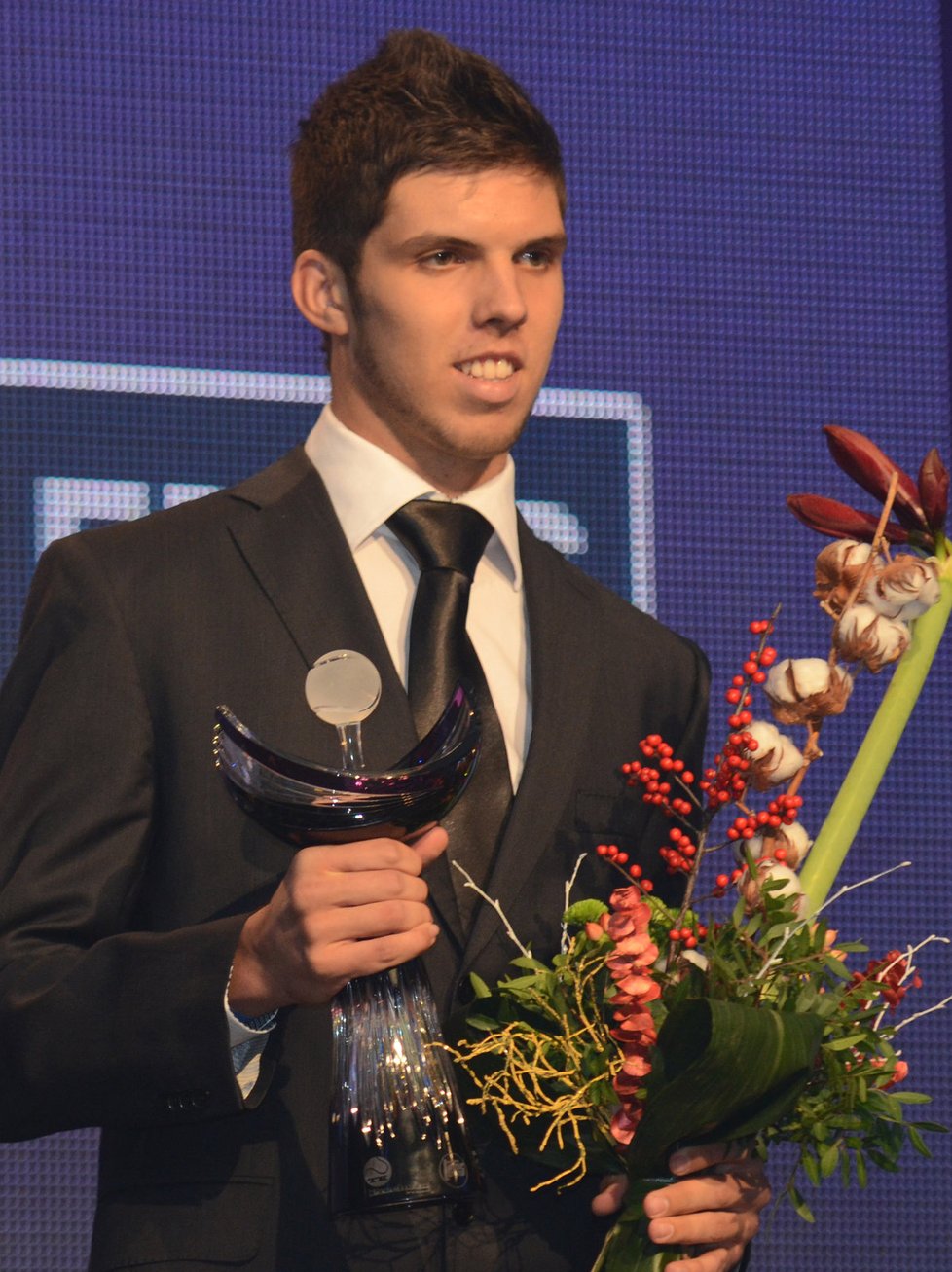 Nadějný tenista Jiří Veselý byl v anketě Zlatý kanár oceněn za postup na žebříčku ATP