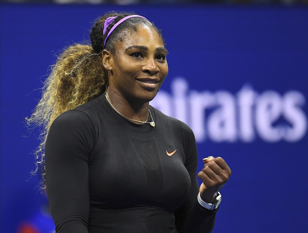 Serena Williamsová porazila v semifinále US Open 6:3, 6:1 Elenu Svitolinovou.