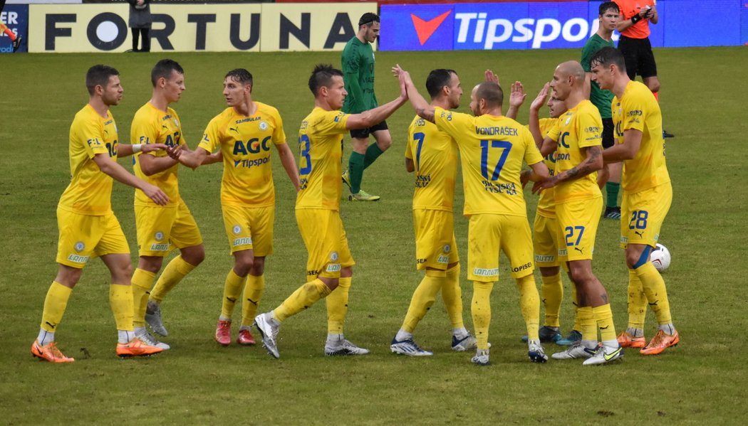 Teplice zvládly pohárový zápas v Příbrami